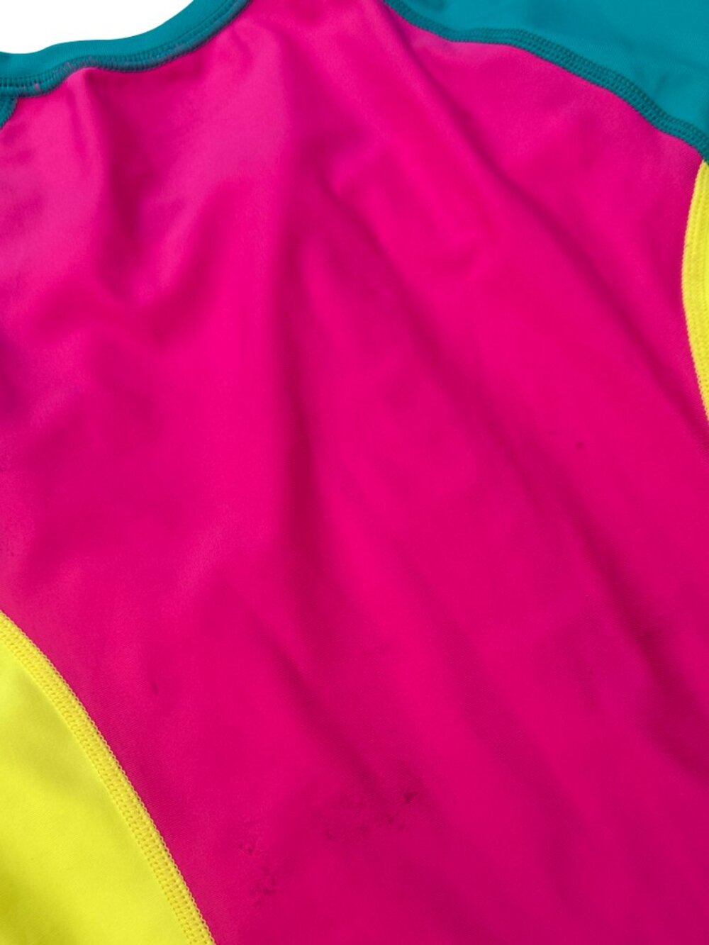 Swim Surf Bodysuit, Activewear, Long Sleeve Swimsuit, Neon Beach Babe, Athletic - Picture 8 of 8